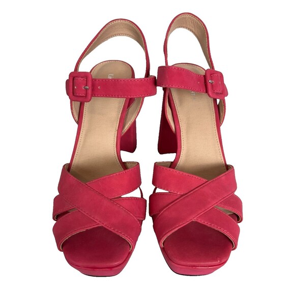 Limelight Hot Pink Amaris Chunky Platform Sandals Heels Size 10 Barbiecore Y2K - Picture 4 of 11